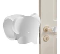 Door Knob Stopper - Cartoon Wall Door Stop Handle Cover Anti-Collision - Silicone Guard Quiet Shield Silencer for Apartment Hospital School Bathroom Bedroom Nursery Living Room Hotel Dorm Kitchen