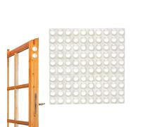 Door Knob Wall Protector - Adhesive Clear Round Stopper, Silicone Allie Slippad | 100pcs Bumper Pad Door Guard, Cabinet Painting Frame Protection Door Shield Cutting Board Glass Tops