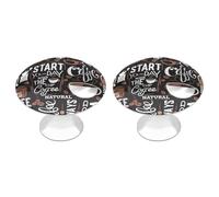 Door Knobs Decorative Coffee Milk Tea Drink 1 pcs(2 Drawer Handles)