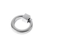 Door Knocker,Door Knockers for Front Door 1Pc Circle Door Knocker Zinc Alloy Front Door Knocker Ring for Home Decorative(Silver)