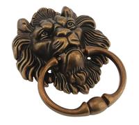 Door Knocker,Door Knockers for Front Door 1Piece 6 Inch Door Knocker Classical Vintage Retro Home Decor Wall Hanging Decoration Gate Handle Pull Ring Knobs(Bronze)