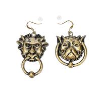 Door Knocker Earrings - Labyrinth - Handcrafted Resin Jewelry for Fans, Resin, No Gemstone