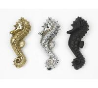 Door Knocker (Seahorse) (Black Iron)