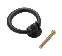 Door Knockers for Front Door 2pc Retro Dresser Door Drawer Ring Handles Knobs Cupboard Antique Pulls Vintag Kitchen Cabinet and(C 40MM)