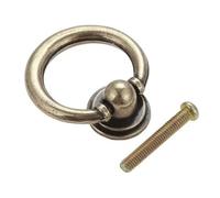Door Knockers for Front Door 2pc Retro Dresser Door Drawer Ring Handles Knobs Cupboard Antique Pulls Vintag Kitchen Cabinet and(A 35MM)