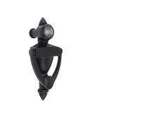 Door Knockers for Front Door 4Pcs 5/6 Inch Zinc Alloy Door Knocker 180 ° High Definition Viewer Peek Peep Holes for 1.38inch to .97inch Thickness(5 inch - Black)
