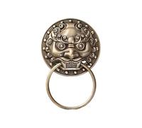 Door Knockers for Front Door Antique Door Knocker Bronze Brass Furniture Ring Pull Retro Classical Knock for Front Home Decoration(Bronze Color 160mm)