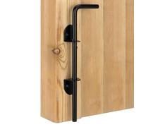 Door Latch - 30cm Length Lock Handle | Floor Latch For Wooden & Outdoor Gates | For PVC Doors Replacement Pool Trailer Farm Child Doors