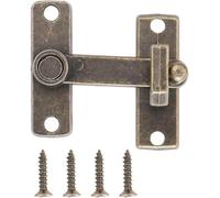 Door Latch, Door Bolt, 1 Set of Bronze Sliding Window Lock Handle, with Screws