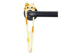 Door Latch for Cats,Bedroom Door Prop - 15 Sizes Adjustable, Anti-Pinch Interior No Drill Cat Latch for Pet Containment Bedroom Closet Rental Property Pantry Nursery Toilet