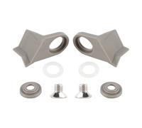 Door Latch for Dometic Electrolux Refrigerator - Door Catch Replacement 241234560 for RM6270 RM6290 RM6400 - Set with Left/Right Catcher Hook, Screws & Spacers - Temperature & UV Resistant
