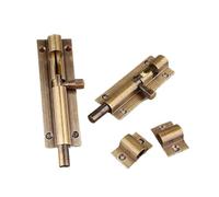Door Latch Home Hardware Cabinet Gate Safety Bolt Tower Window Catch Locks Solid Sliding Hasp for Door(101mm)