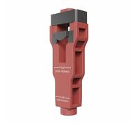 Door Latch Mortise Tool, Precision Scoring Mortise Tool Multi Purpose Mortice Lock Jig Chesl for 1-3/8" or 1-3/4" Thick Doors (Red)