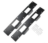 Door Latch Plate with Robust Design for Addressing Security Issues and Enhancing Safety (Black)