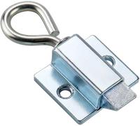 Door Latch， Retractable Buckle with Push Pull Ring Door Latch Cabinet Box Lock Forward and Reverse(Reverse)