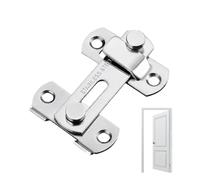 Door Latch, Sliding Barn Door Lock | Sliding Gate Lock with Stainless Steel Gate Latch,Child Safety Door Latch, Greenhouse