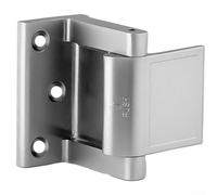 Door Latch, Swinging Doors Lock Reinforcer Privacy Aluminum Door Latch for Swinging Doors Extra High Resistance Home Door Security Lock Iron