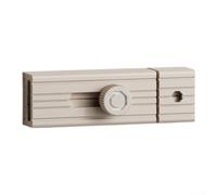 Door Latch with Automatic Locking and Self Illumination for Improved Security and Ease of Use (Dark gray)