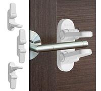 Door Lever Baby Safety Lock - 3 Pack - Prevent Little Kids from Opening Doors with A Child Proof Door Handle Lock - 3M Adhesive