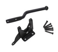 Door Lock Buckle Guard Latch Bolt Hinge Bolt Iron Bolt Toggle Latch Sliding Barn Door Bolt Black Galvanized Iron(Black)