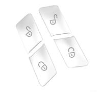 Door Lock Button Cover Trim Set for Mercedes-For C Class W204 and E Class W212 Vehicles Built Between 2007 and 2015 4pcs