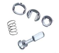 Door Lock Core Repair Kit 5Pcs Set for Golf MK4 for Bora for Jetta for Skoda for Octavia 1996-2010 High Reliability Silver 1U0837167 1U0837168 Upgrade