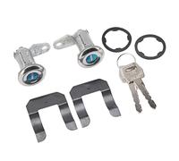 Door Lock Cylinder, 2 Set 5070001 Metal Car Ignition Switch Lock Out Car Kit Cylinder with Keys for Truck F100