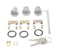 Door Lock Cylinder and Key for Camaro, GM Door Lock Core Replacement, Direct Fit for Chevelle Malibu Monte Carlo, Iron Lock Assembly with Durable Car Key