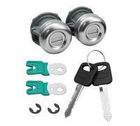 Door Lock Cylinder with Key Set 7C3Z1521990A 7C3Z-1521990-A 703362 Fit for Ford F150 F250 F350 F450 F550 Super Duty Expedition Lincoln Mercury 1997 1998 1999 2000 2001 2002 2003 2004 2005-2016