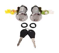 Door Lock Cylinders Set, Metal Pickup Replacement 2 Keys for 1984-1998 Models - Durable Rustproof Construction, Easy Installation for Driver and Passenger Side