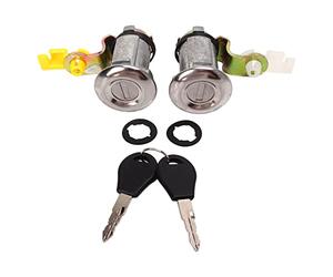 Door Lock Cylinders Set with Keys for Pickup 1984-1998, Metal Construction, Driver and Passenger Side - Durable Rustproof Design, Easy Installation, Reliable Replacement