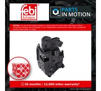 Door Lock fits VW SCIROCCO Mk3 2.0D LHD Only Front Left 13 to 17 5ND837015A Febi