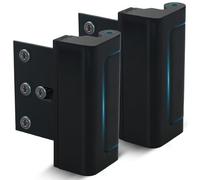 Door Lock for Extra Home Security & Protection (2-Pack) - Child Proof and Easy to Install Door Latch Device, 3” Stop, Aluminum Construction, Black Door Locks