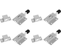 Door Lock Gate Bolt,twist latch lock,bolt Latch,Slide Bolt Door Lock Hasp,8pcs Stainless Steel Door Bolt Lock Latch Security Sliding Lock Heavy Duty Door Latch Sliding(Color : Silver Eight) ( Color :