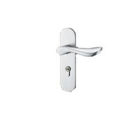 Door Lock Indoor Bedroom Silent Room Bathroom Solid Wood Handle Magnetic Suction Household(D Yabai Magnetic 35-50mm with Key)