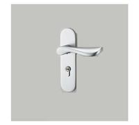 Door Lock Indoor Bedroom Silent Room Bathroom Solid Wood Handle Magnetic Suction Household(D Yabai Silent 35-50mm Without Key)