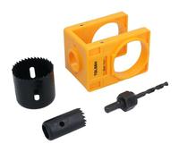 Door Lock Installation Fitting Kit 35-45mm Deadbolts Security Lock Night Latch