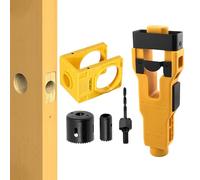 Door Lock Installation Kit - Complete Door Hardware Tools, Lock Replacement and Deadbolt Installation Set, Home Improvement Accessories for Front Doorr, Garage, Balcony, Cabinet | Entry Shop Bookcase