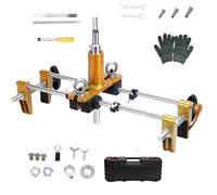 Door Lock Jig,Door Lock Hole Opener Kit,Lock Mortiser Kit,Lock Jig Mortising Machine for Installing Doors,Door Lock Installation Kit for Wooden Doors,Woodworking Hole Saw Opener