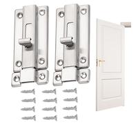 Door lock loop lock insert the hole with the drill bit and then install at your selected location