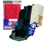 Door Lock of the Washing Machine DFS03857 T85 16(6)A 250V with 4 Contacts with the Original Code EBF61315801 EBF61315803 EBF62534402 for LG - Complete with Microfibre Cloth - MADE IN ITALY - MONTERAL