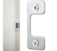 Door Lock Plate Iron Silver for Residential and Commercial Doors