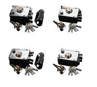 Door Lock Security Universal Exterior Accessory Stainless Steel 1Pcs(Right with Deadbolt)