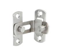 Door Lock Slide Gate Latch Door Lock 90 Degree Barn Bolt Cast Stainless Steel Hook Latch Window Cabinet Locks with Screws Right Angle Sliding Gate(90 Degree,1PC)