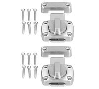 Door Lock Sliding Door Lock Door Bolt Lock High Hardness Zinc Alloy Rotatable 180 Degrees Easy Install for Cabinet Doors Sliding Doors Windows Wooden Doors 2pcs