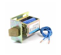 Door Lock Solenoid Electromagnet 12V DC 1A 10mm Stroke 25N 2.5Kg 5.5LB Force Open Frame Type JF-S104DL Motor Drivers