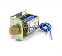 Door Lock Solenoid Electromagnet 12V DC 1A 10mm Stroke 25N 2.5Kg 5.5LB Force Open Frame Type JF-S104DL Motor Drivers