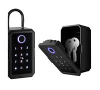 Door Locks Smart Key Lock Box - Advanced Fingerprint Recognition, TTLock Control, Manual Keys, Access Card - Weatherproof, smart(TTLock Version)