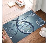 Door Mat 60 X 40 CM Non-Slip Dirt Trapper Welcome Mats Machine Washable DoorMat Genetic Helix Front Door Mats Indoor Outdoor Entrance Mat Floor Mat for Garage Patio Porch Farmhouse