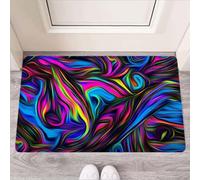 Door Mat Abstract Psychedelic Door Mat